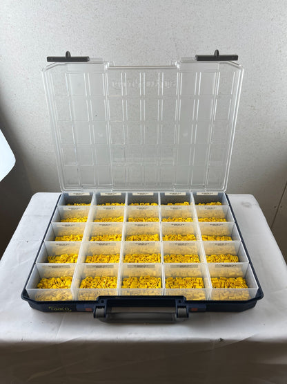 Raaco Organizer Case SD-WMTBS YE Wire Markers Assortment New Unused Kit
