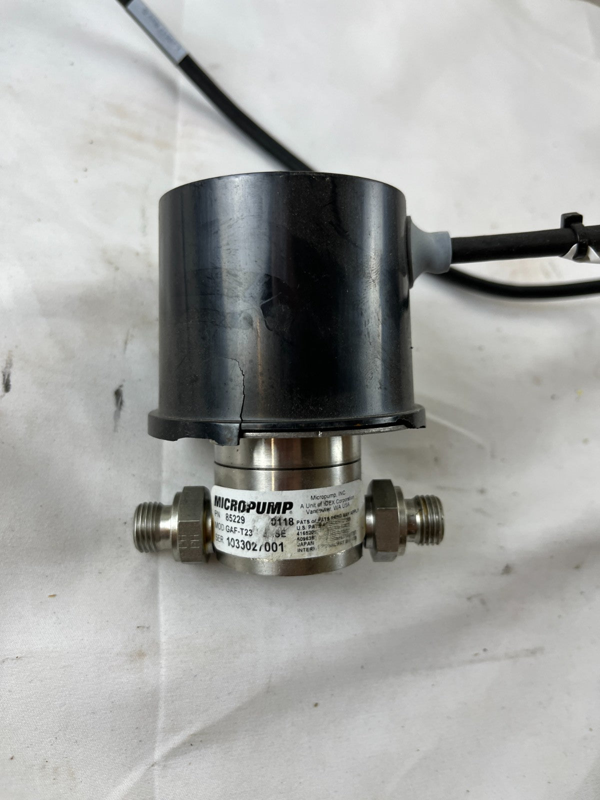Micropump GAF-T23 Gear Pump 85229 Magnetic Drive Stainless Used Spare Unit
