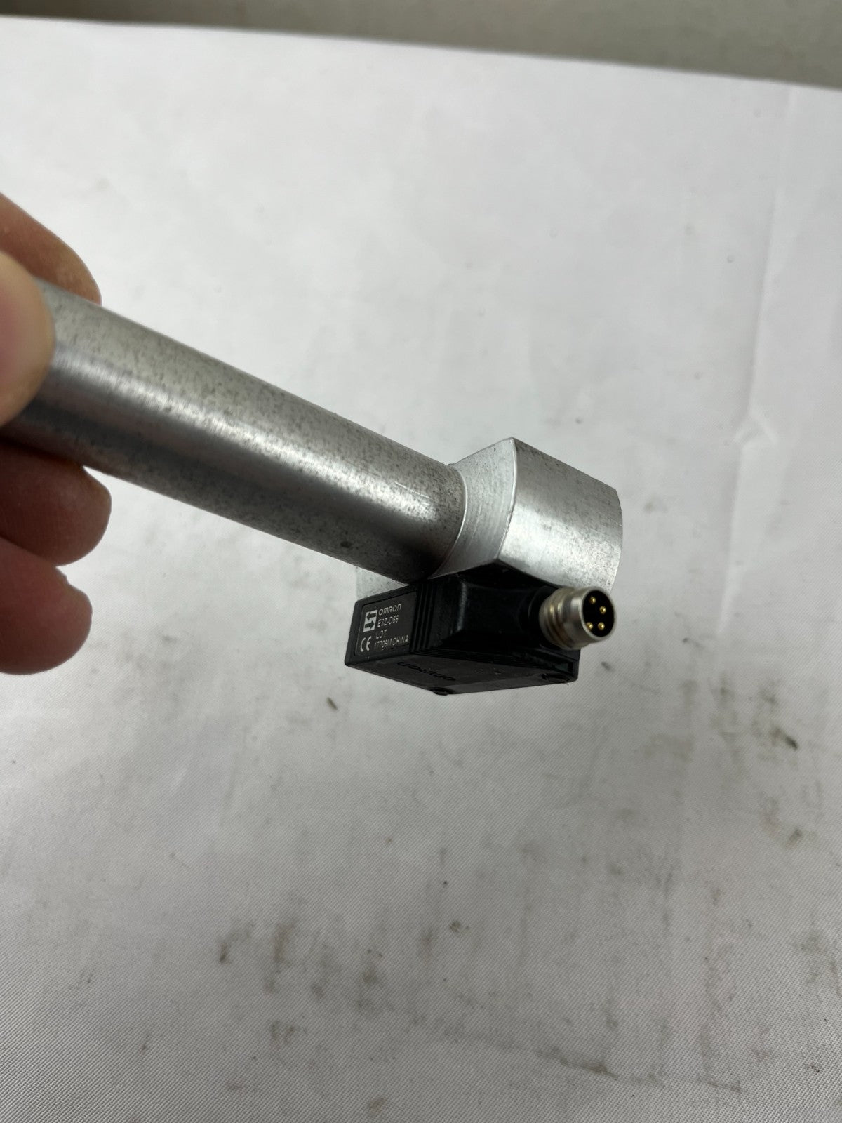 Omron E3Z-D66 Photoelectric Sensor M8 Used w/ Mounting Bracket Spare Unit