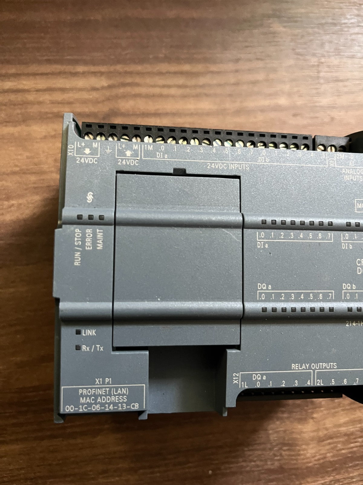 Siemens S7-1200 CPU 1214C 6ES7 214-1HG31-0XB0 PLC DC/DC/RLY Profinet USED