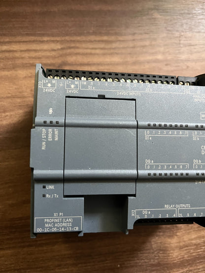 Siemens S7-1200 CPU 1214C 6ES7 214-1HG31-0XB0 PLC DC/DC/RLY Profinet USED