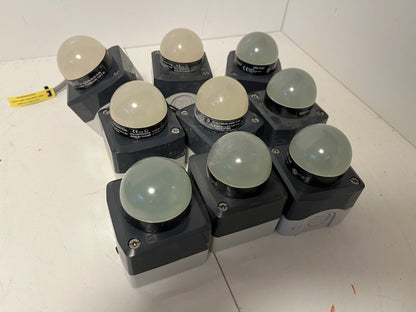 9x Banner K50LYXXP Indicator Lights - 18-30V DC - Industrial LED Status Lights