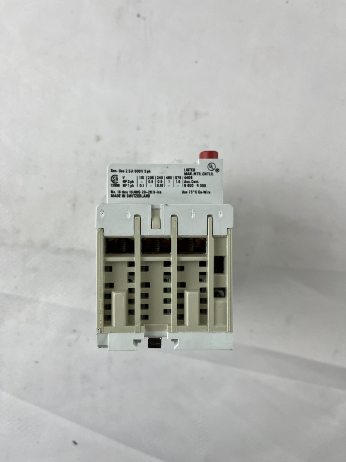 Allen‑Bradley 140-MN-0063 Manual Motor Starter 0.40–0.63A 3‑Pole Used Spare Part