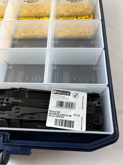 Phoenix Contact SD-WMTBS YE Marker Set Raaco Case New Unused Assortment