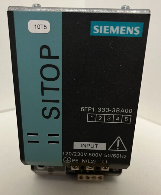 Siemens SITOP Modular 5A 1/2ph 24VDC Power Supply 6EP1333-3BA00