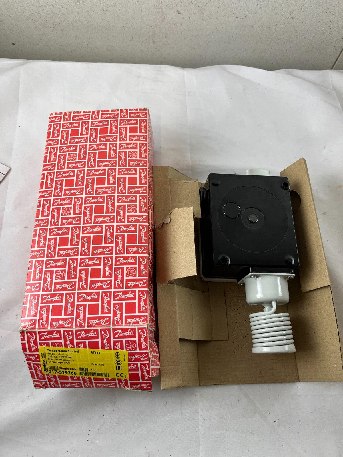 Danfoss RT115 Temperature Control Thermostat 017-519766 SPDT New In Box