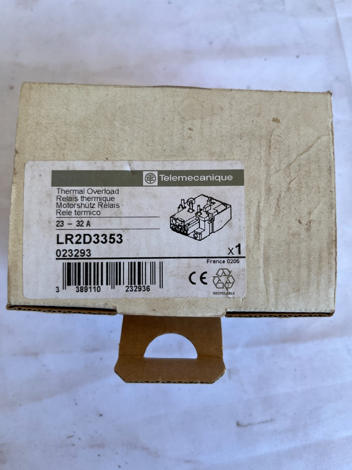 Telemecanique LR2D3353 Thermal Overload Relay 23-32A Class 10A New Spare Unit