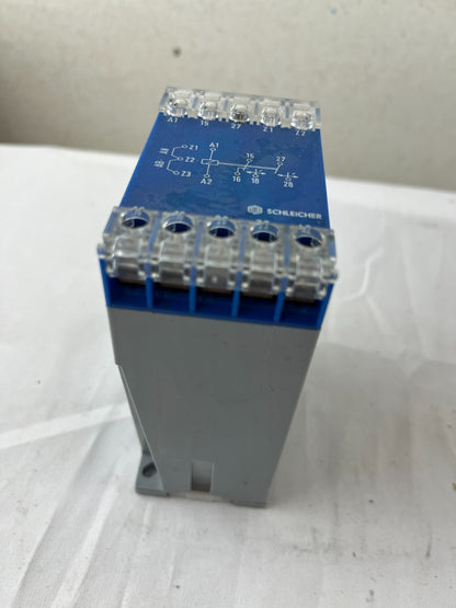Schleicher SSY12 D Time Relay NEW 230V AC/DC 0.5s Fixed Germany DIN Rail