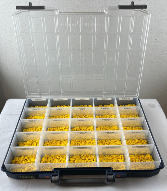 Raaco Organizer Case SD-WMTBS YE Wire Markers Assortment New Unused Kit