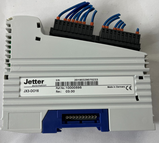 Jetter JX3-DO16 Digital Output Module 10000595 16 Channel 24VDC PLC Used Spare