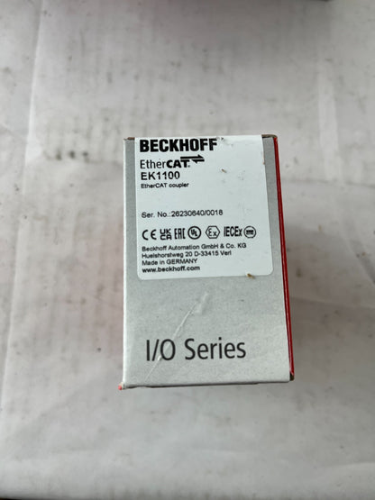 Beckhoff EK1100 EtherCAT Coupler 2x RJ45 24V DC New in Box Spare Part