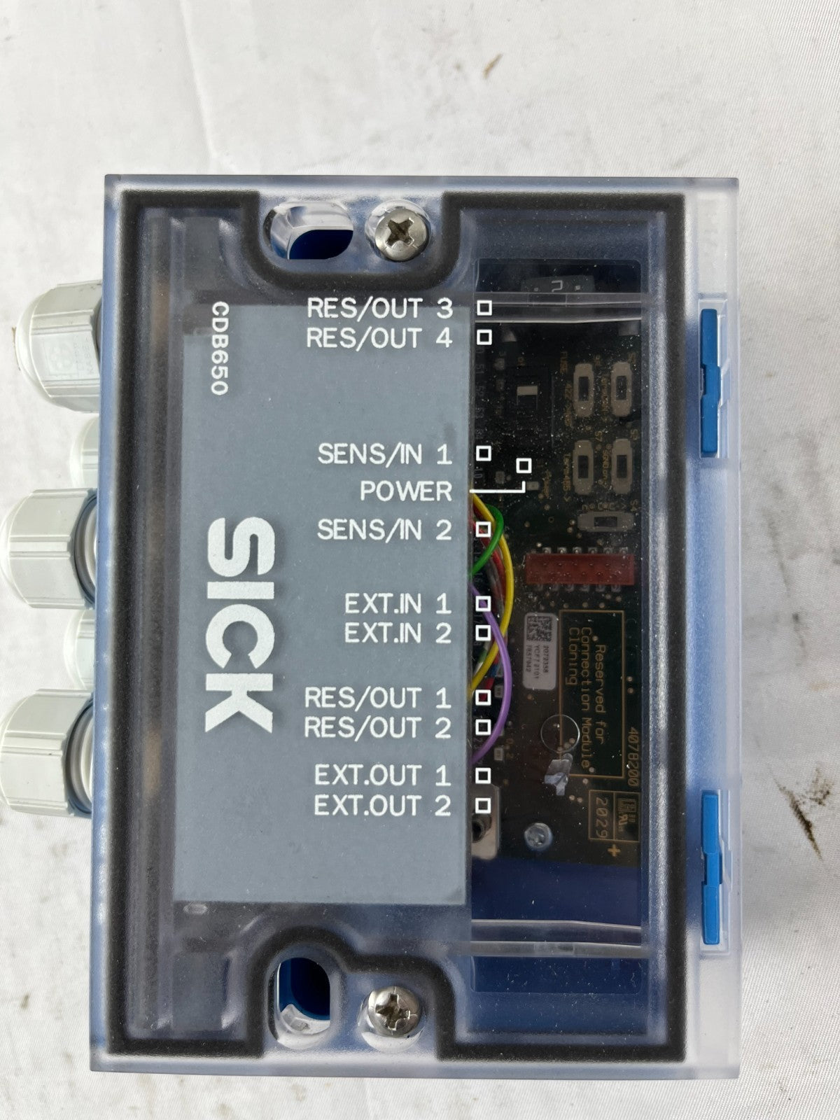 SICK CDB650-204 Connection Module 10–30VDC Sensor Interface Box Used Spare Unit
