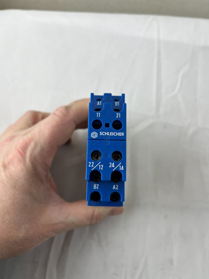 Schleicher KS12 E Control Relay NEW 220-240V AC/DC Socket Base Germany Made