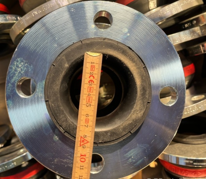 Elaflex Rotring DN65 PN16 Rubber Expansion Joint – Compensator, 2½", Red Band