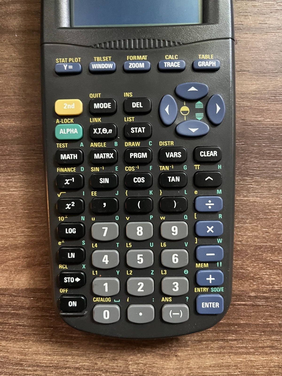 Texas Instruments TI-83 Graphing Calculator Tested Working, w/Cover No Batteries