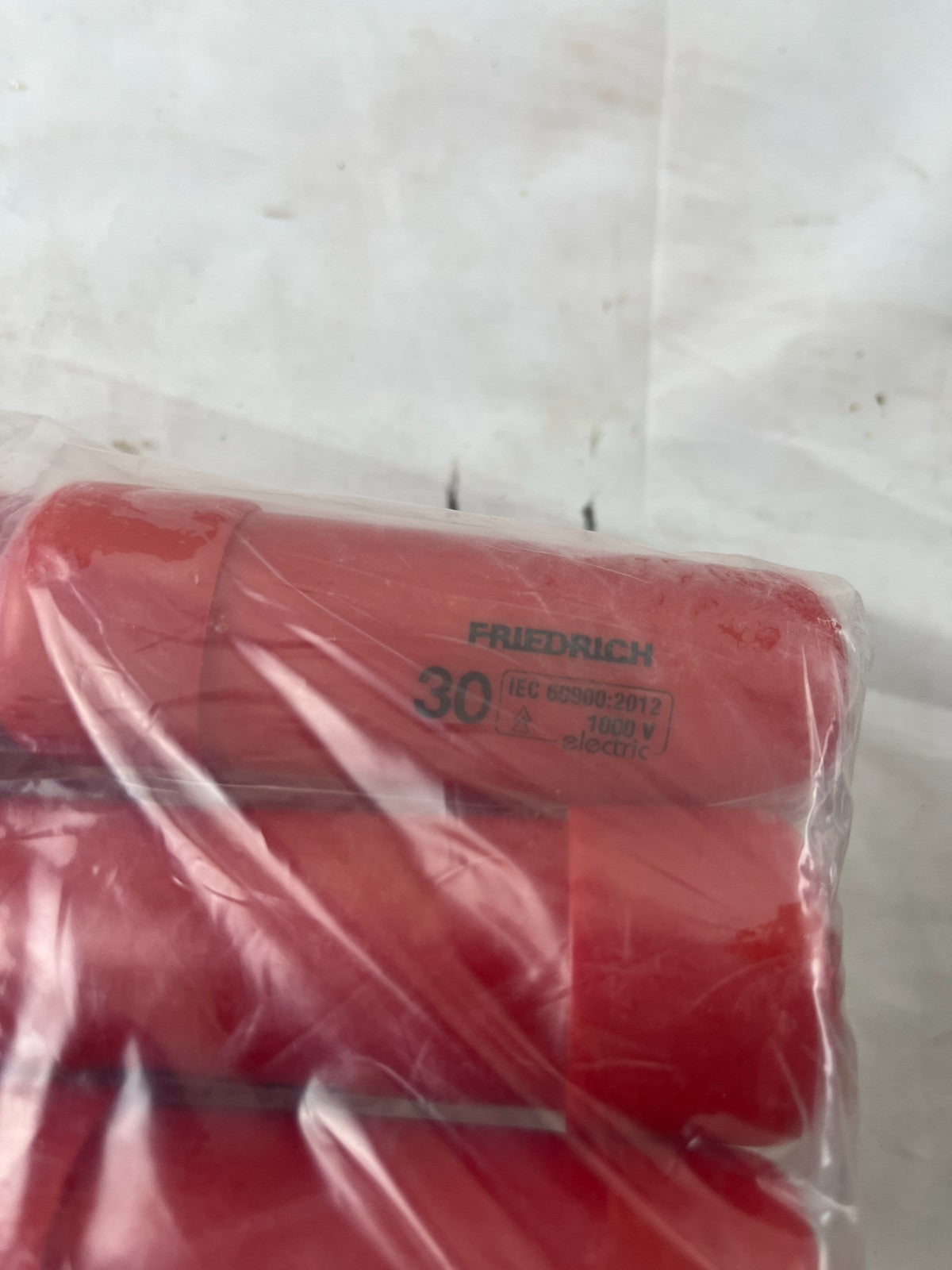 Friedrich Selbstklemm Tülle 433 30 mm 1000V IEC 60900 Red 10x New Spare Units