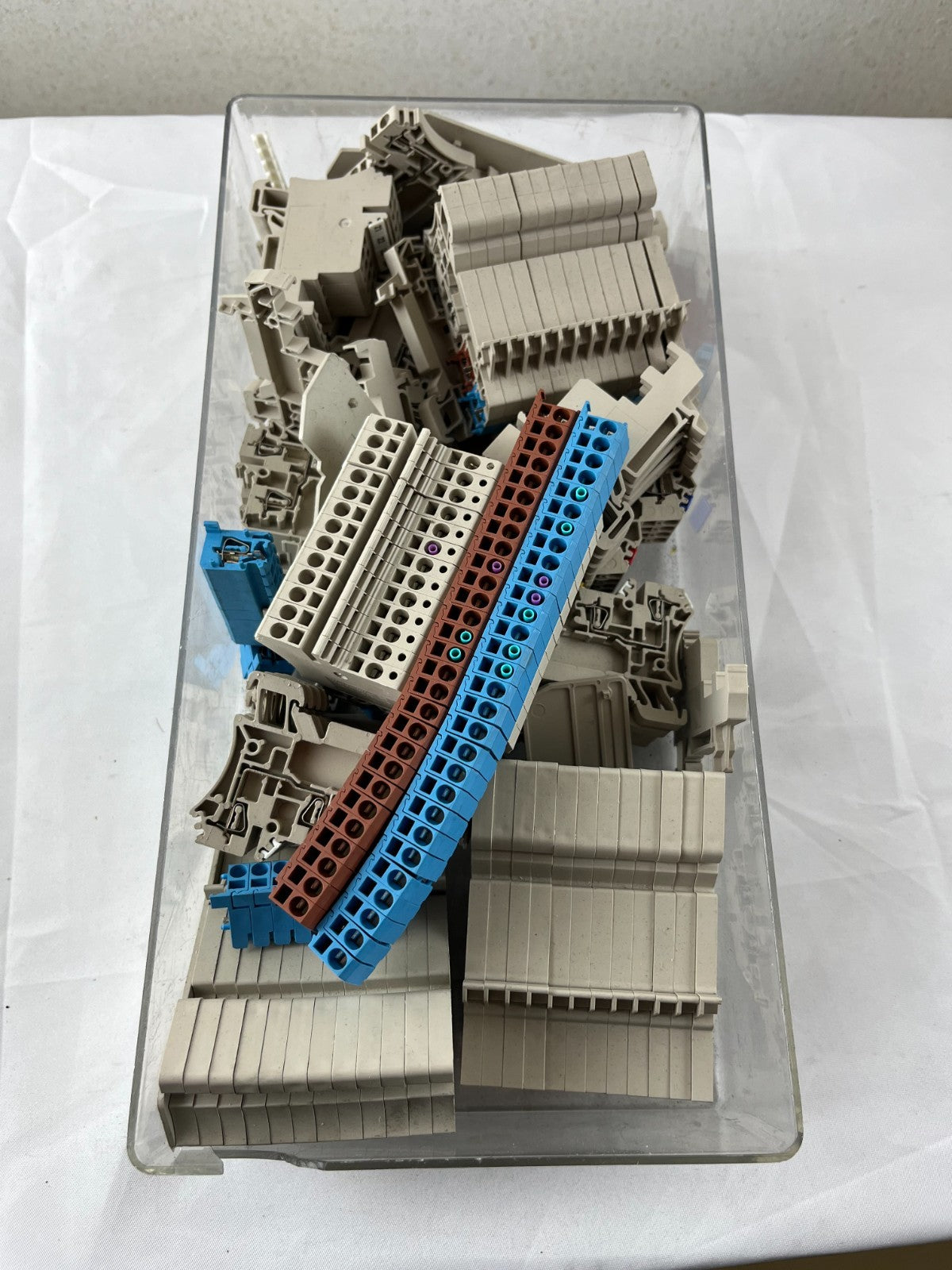 DIN Rail Terminal Block Lot Weidmuller ZDK 2.5 Used Working Industrial Mixed