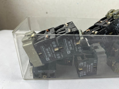 Mixed Lot Telemecanique ZB2-BE Contact Blocks NO NC 22mm Used Spare Parts