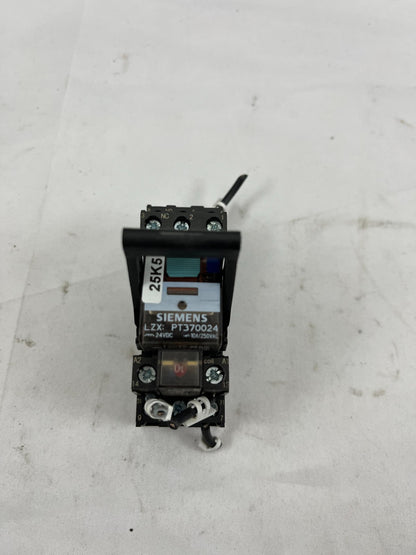 14x iemens Relay Unit LZS:PT3A5L24 Complete 3CO 24VDC + LZX:PT370024 Relay