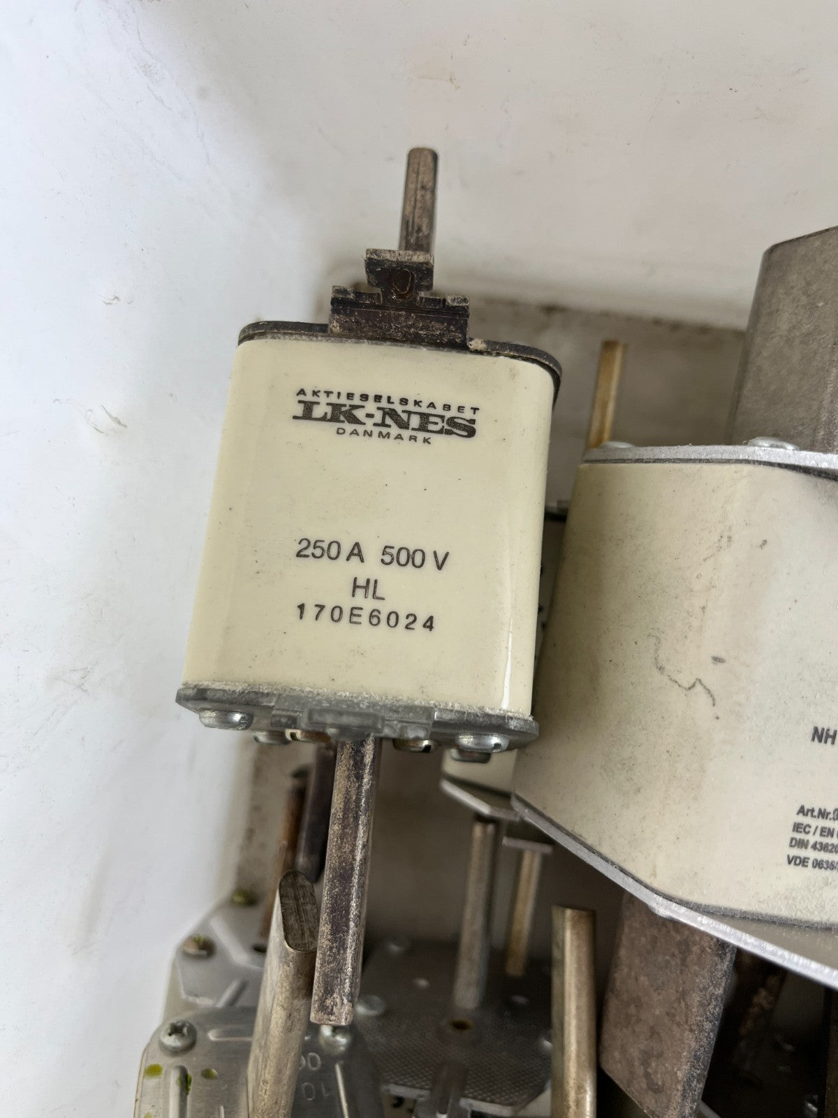 Bussmann Damat NH 250A 500V HL GG Fuses Lot Of Approx 20 Used Spare Units