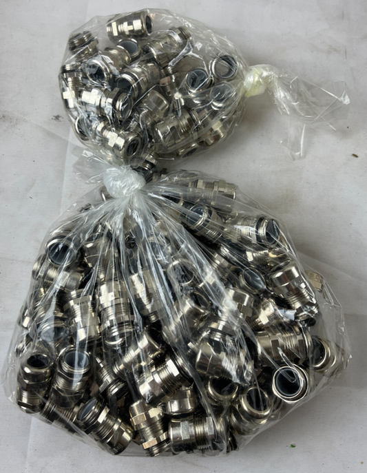 Metal Cable Glands Nickel Plated Industrial Cord Grip Bundle New Spare Parts