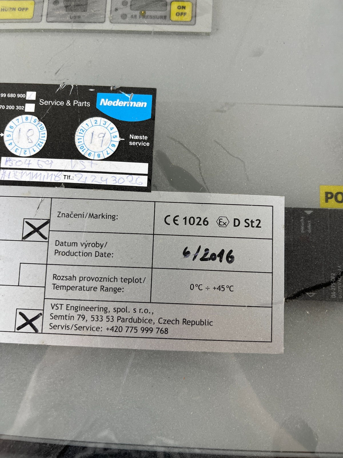 Speltec AT120 Explosion Protection System Control Panel ATEX IP65 Working