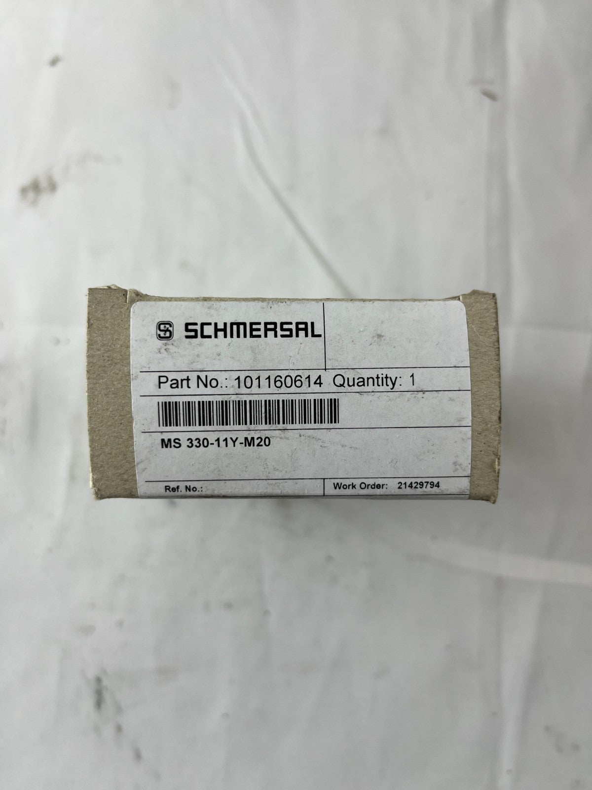 Schmersal MS 330-11Y-M20 Plunger Limit Switch IP65 Made Germany NEW 2018