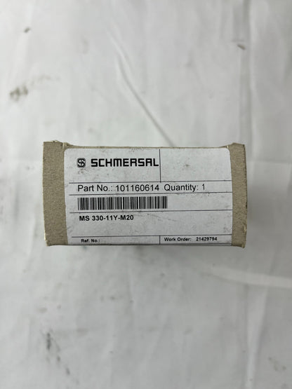 Schmersal MS 330-11Y-M20 Plunger Limit Switch IP65 Made Germany NEW 2018