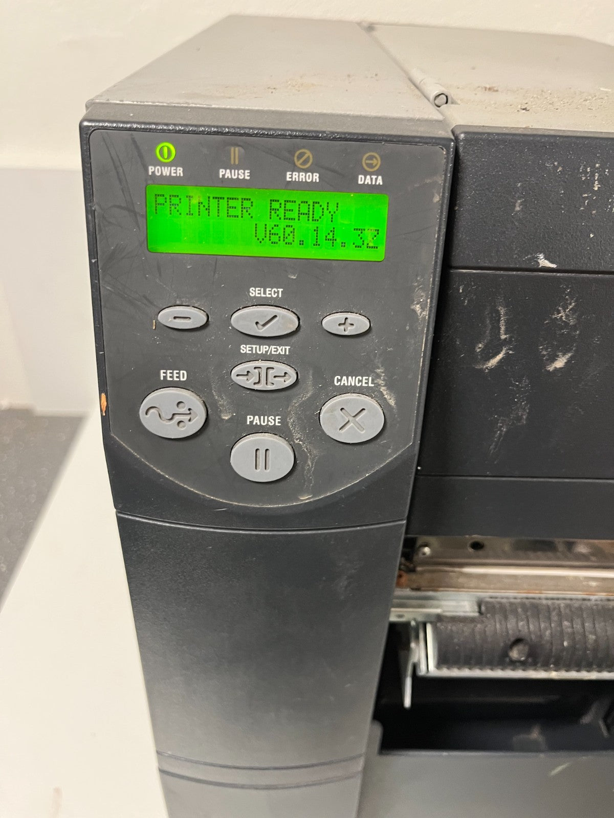 Zebra Z4Mplus Z4M00-200E-5030 Thermal Label Printer 203DPI Working Condition