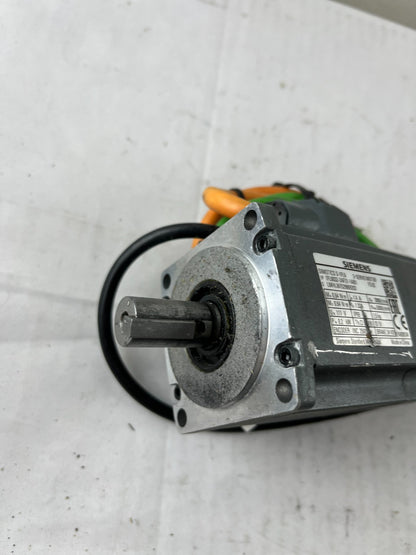 Siemens 1FL6032-2AF21-1AB1 SIMOTICS S-1FL6 Servo Motor 0.2kW 3000rpm Brake Used