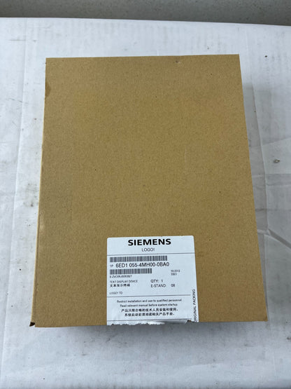 Siemens LOGO! TD Text Display 6ED1 055-4MH00-0BA0 with Mounting Accessories New