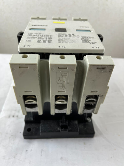 Siemens 3TF50 World Series Power Contactor 3-Pole 110A 600V With Coil Used