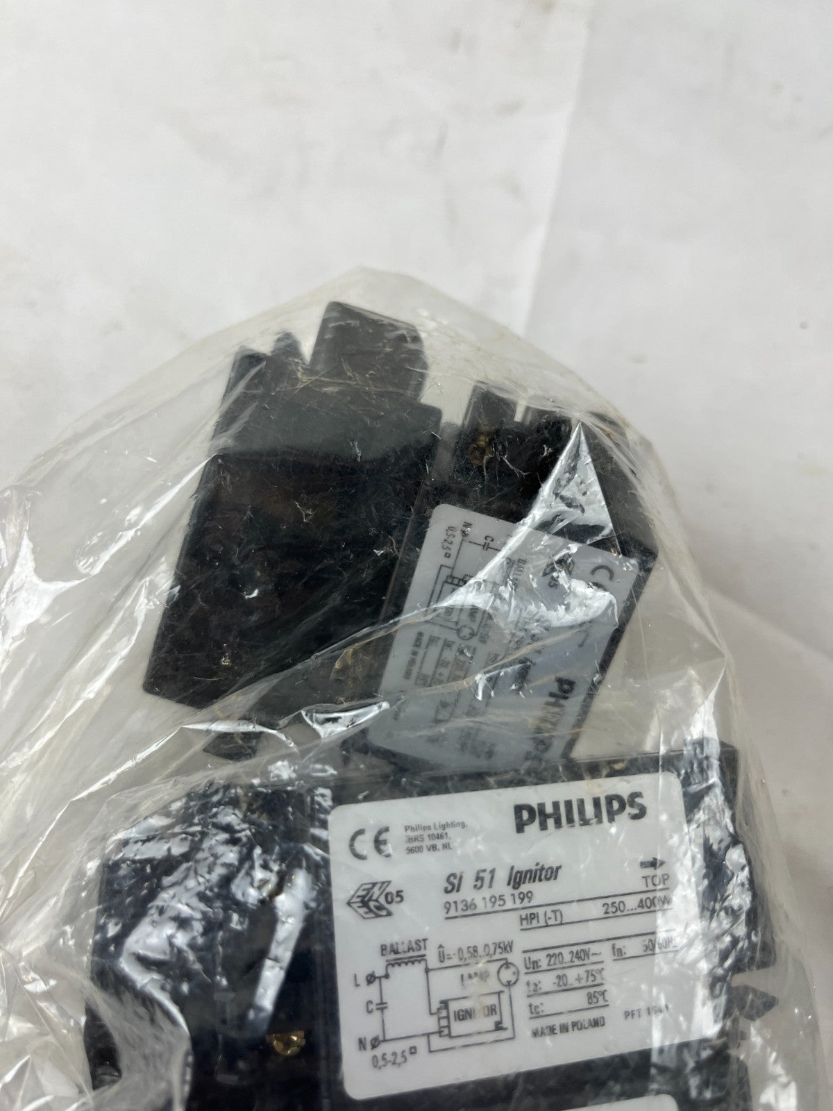 Philips SI 51 Ignitor 9136195199 HPI-T 250-400W New Lot Of 6x Pieces