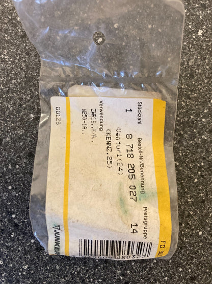 Junkers Bosch Boiler Venturi Valve PN: 8718205027 - NOS Original ZR/ZSR/ZWR