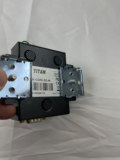 Titan SB-COMi-SI-M USB to Serial Industrial Converter DIN Rail Used Working