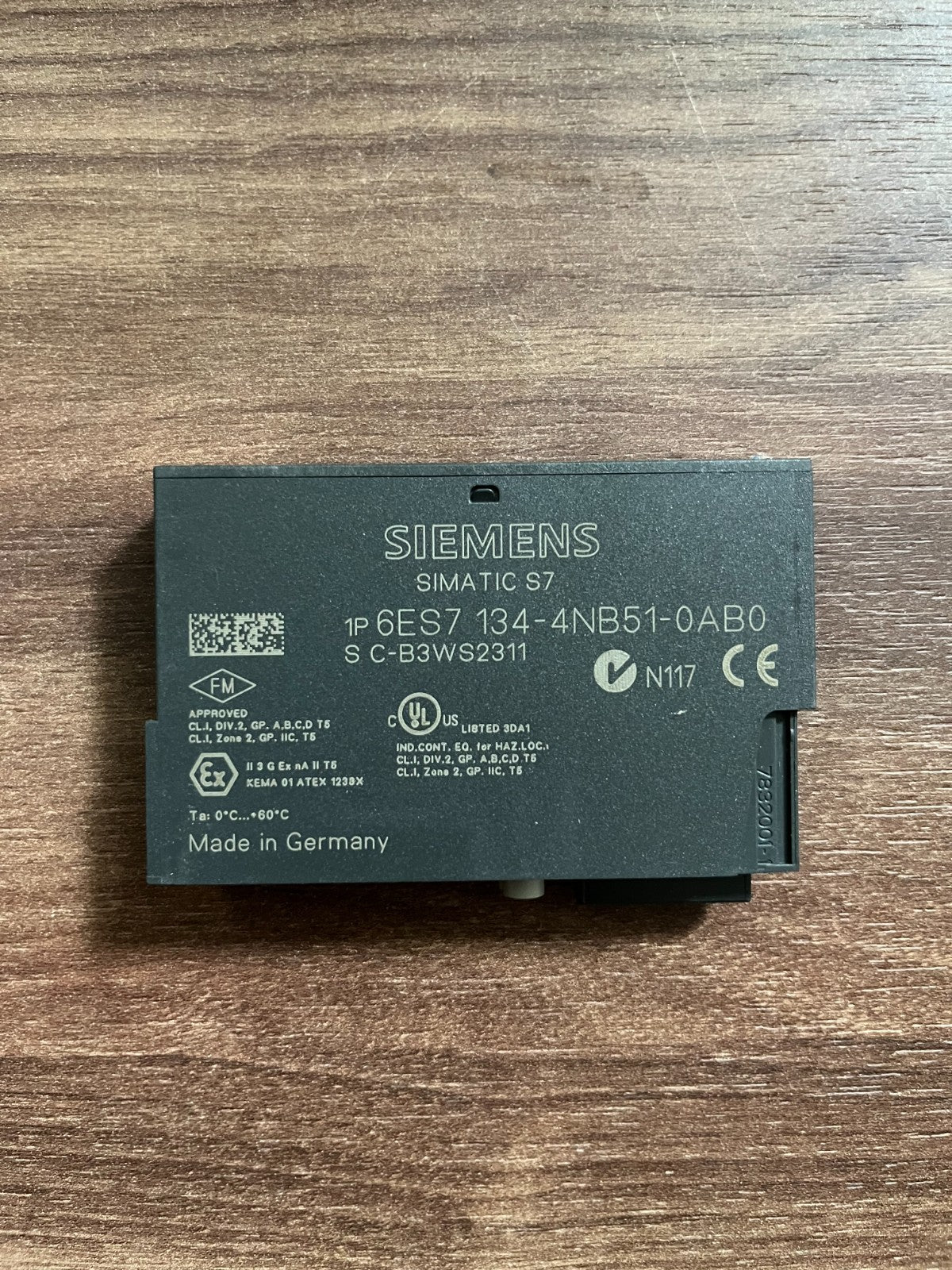 Siemens SIMATIC S7 ET200S 6ES7 134-4NB51-0AB0 2AI RTD  Analog Input Module Used