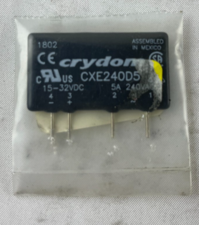 Crydom CXE240D5 Solid State Relay SSR 5A 240VAC 15-32VDC Input PCB NEW Mexico