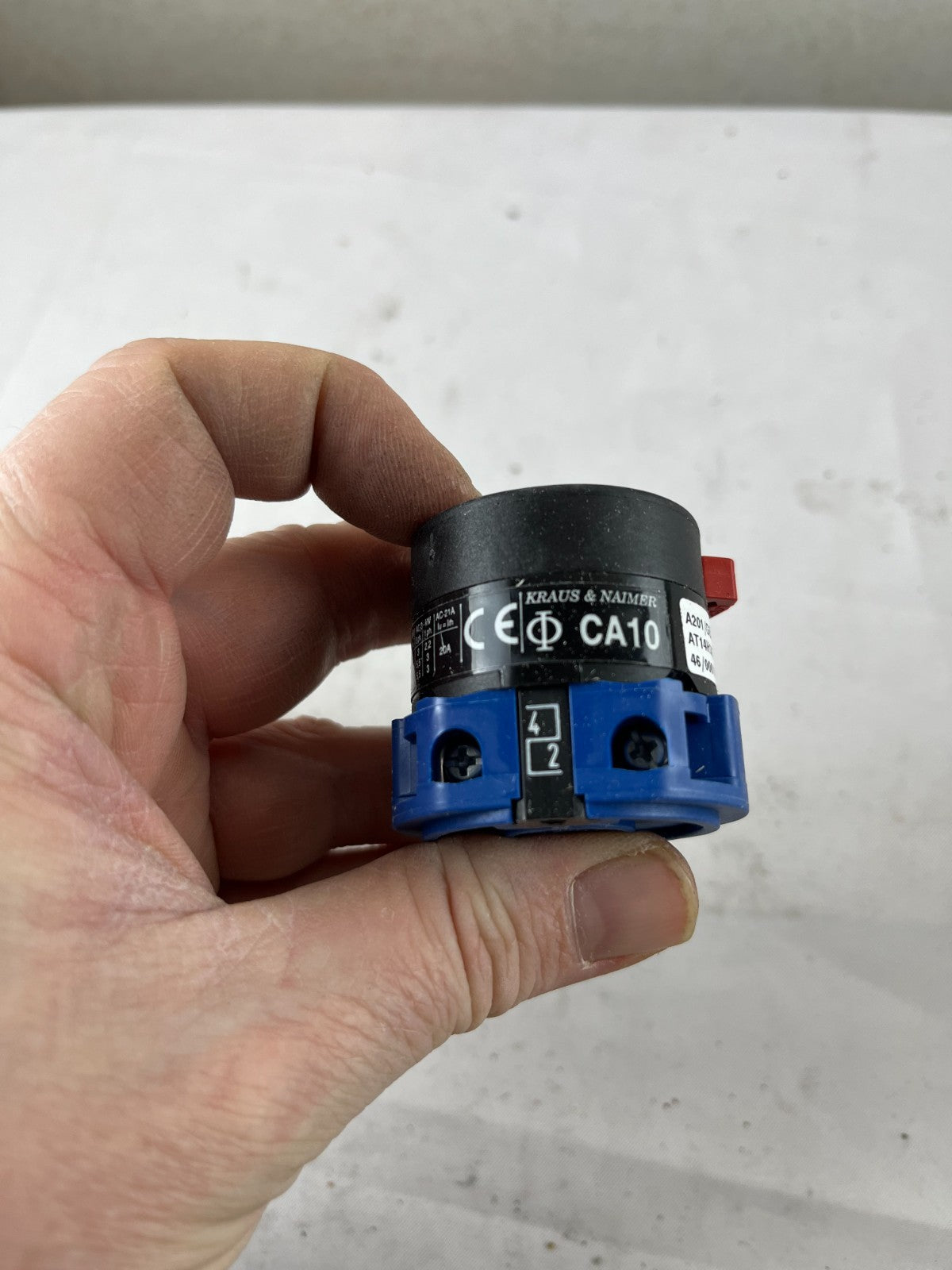 Kraus & Naimer CA10A201/GBA001*FT Rotary Cam Switch 20 A On‑Off New