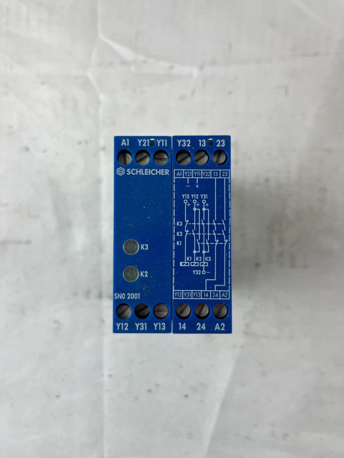 Schleicher SNO 2001-115(C) Safety Relay 115VAC 2NO 6A USED Spare Part
