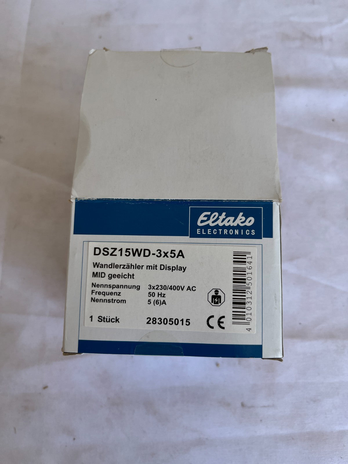 Eltako DSZ15WD-3x5A MID 3-Phase Energy Meter 3x230/400V New Spare Unit
