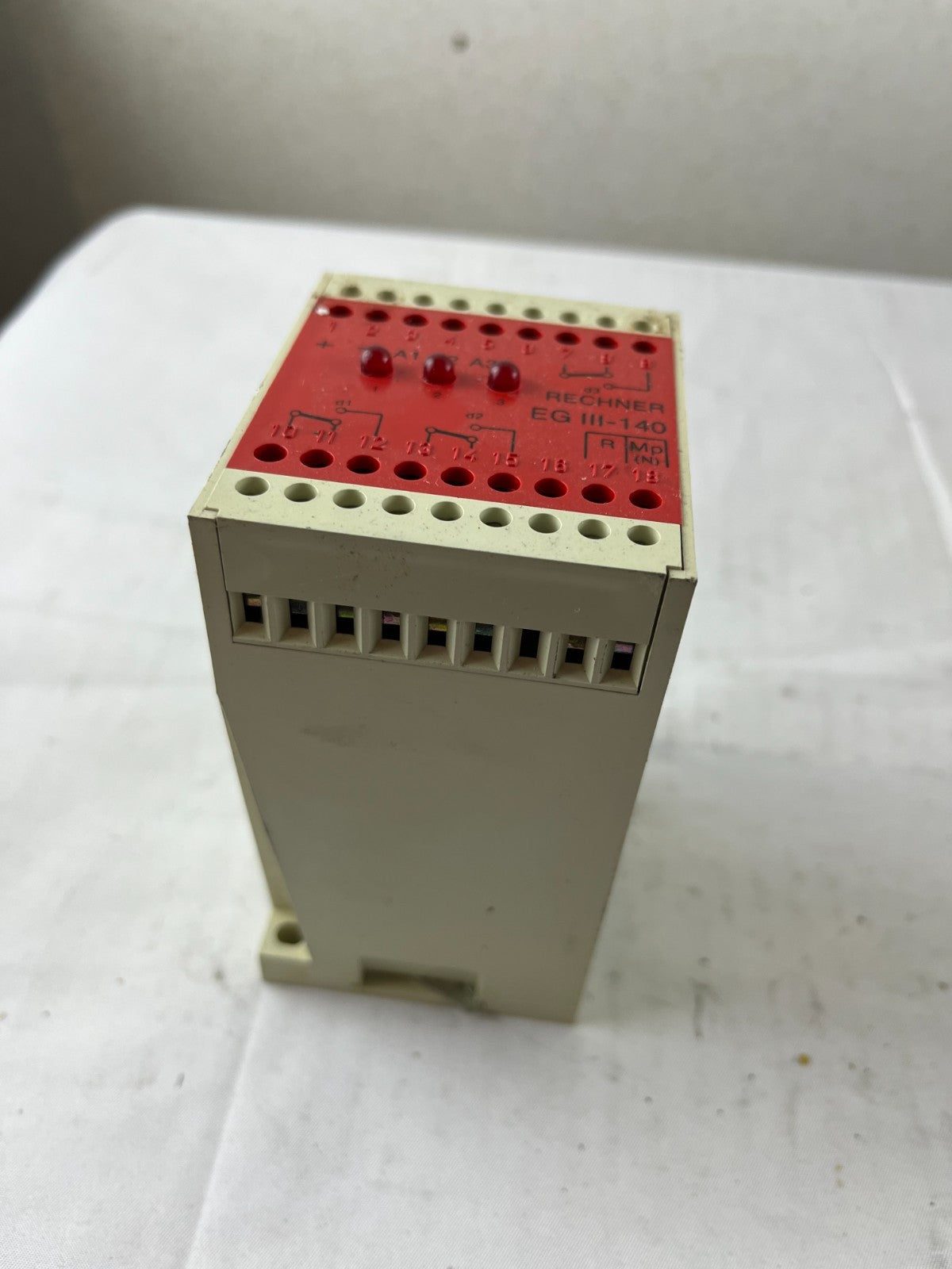 Rechner EG III-140 Safety Relay Interface Module 220V AC 3-Channel Used Spare