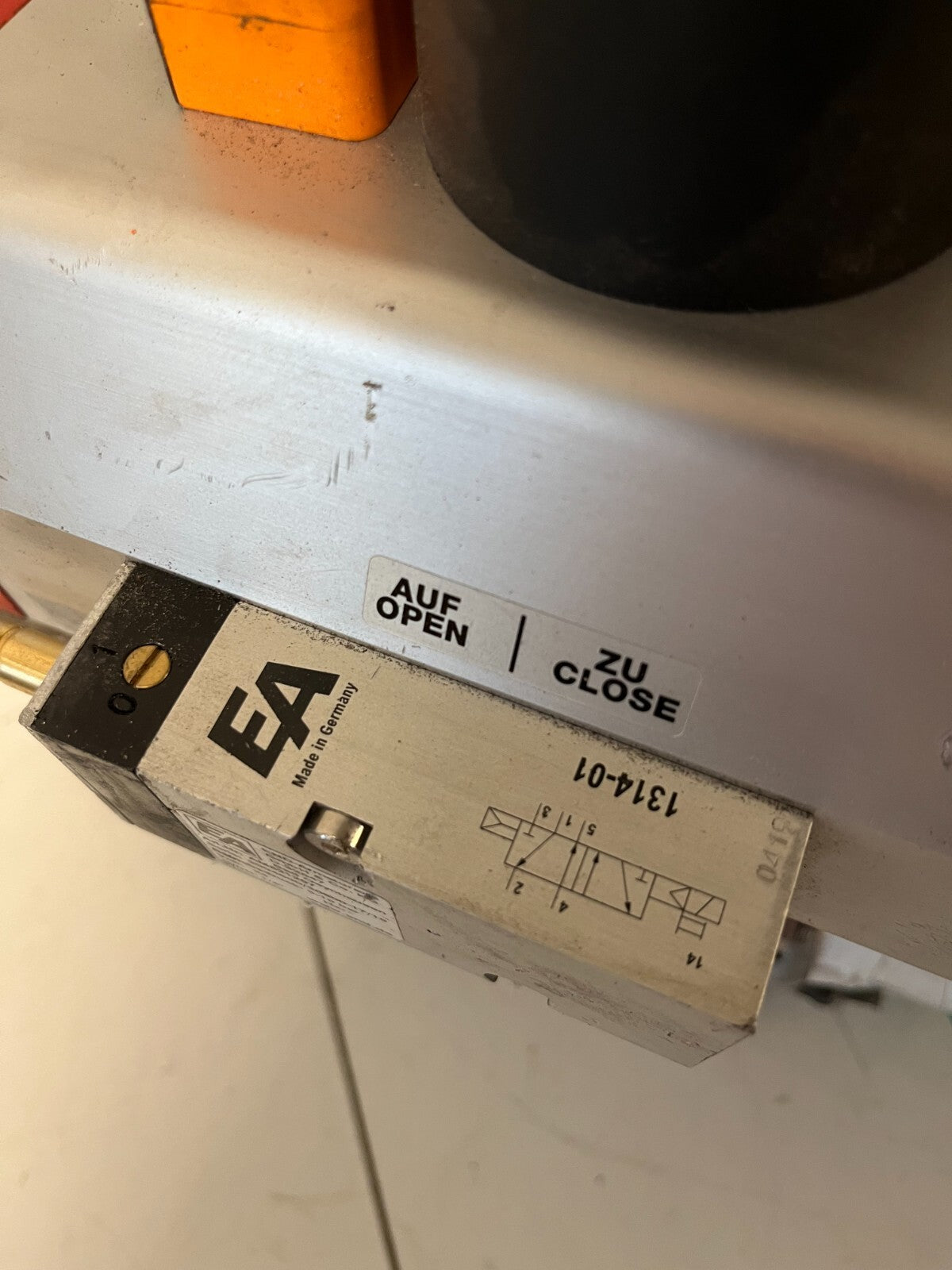 END-Armaturen ZA310367 DN50 Pneumatic Ball Valve PN64 SS PTFE Double Acting