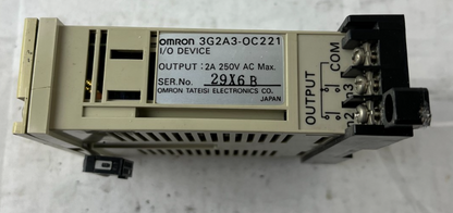 Omron 3G2A3-OC221 SYSMAC I/O Device Output Module 2A 250VAC Used Spare Part