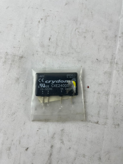 Crydom CXE240D5 Solid State Relay SSR 5A 240VAC 15-32VDC Input PCB NEW Mexico