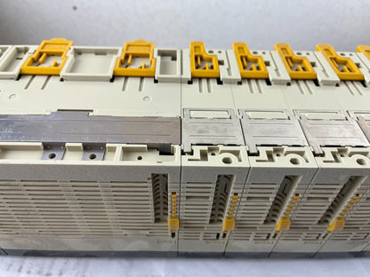 Omron CQM1 CPU41 PLC System PA203 ID212 OD212 Rack RS232 Good Used