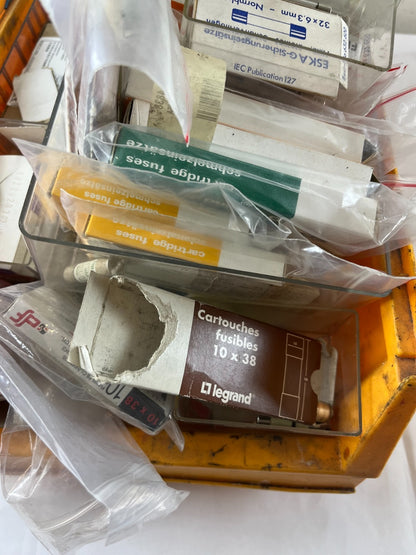 Mixed Brand 10x38 and 250V Cartridge Fuses Assorted Lot – Mostly New Spares