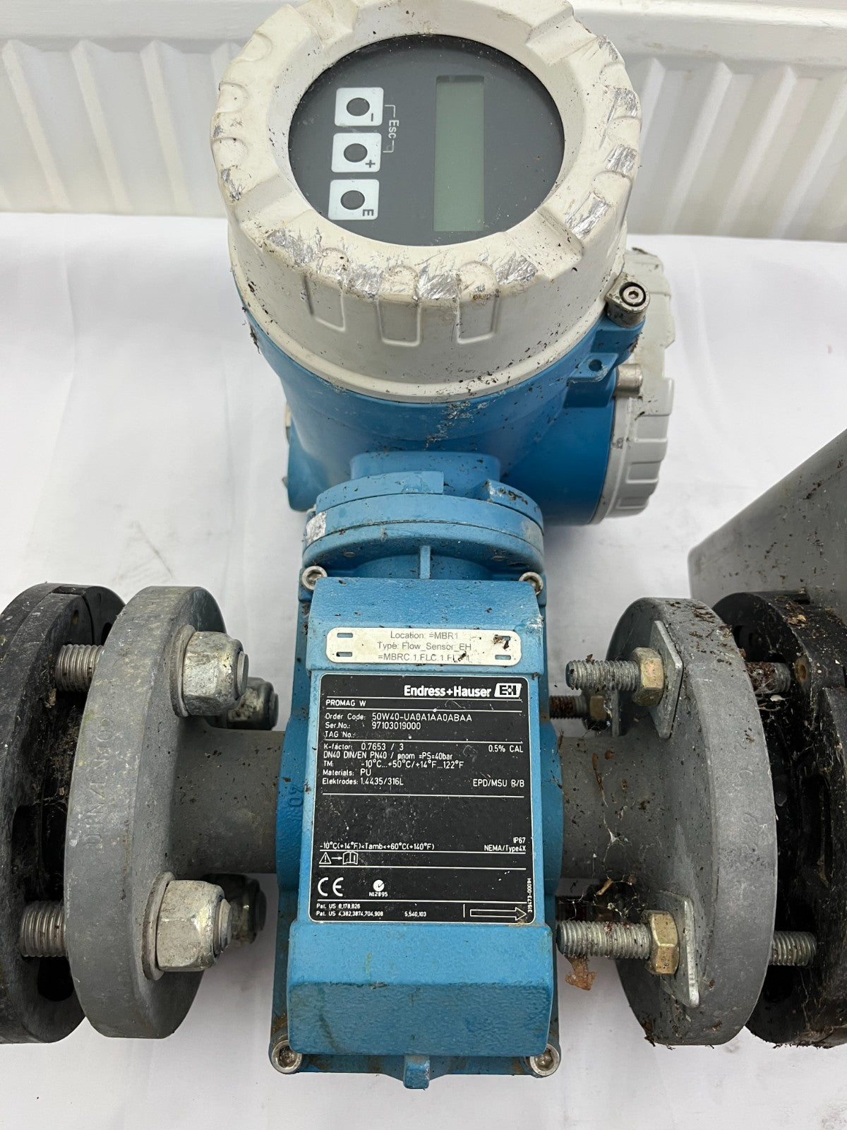 Endress+Hauser Promag W 50 Electromagnetic Flow Meter 50W40-UA0A1AA0ABAA DN40