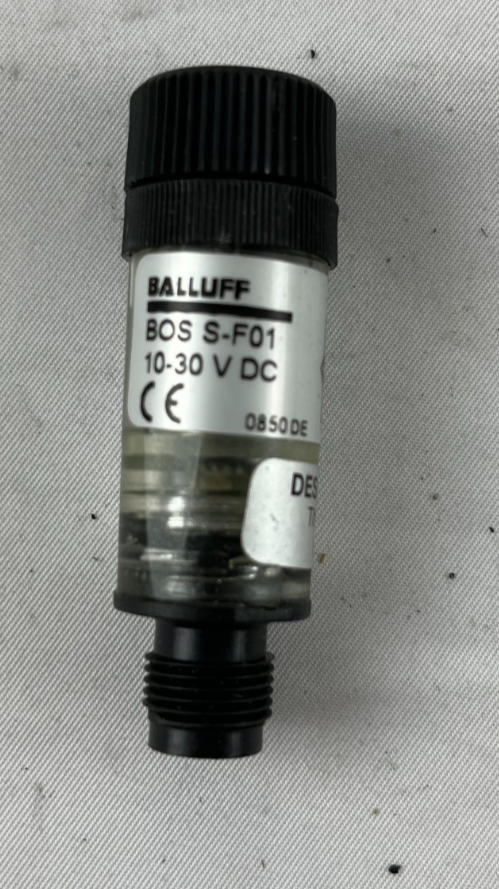 Balluff BOS S-F01 Photoelectric Sensor 10-30V DC M12 Connector New Never Used