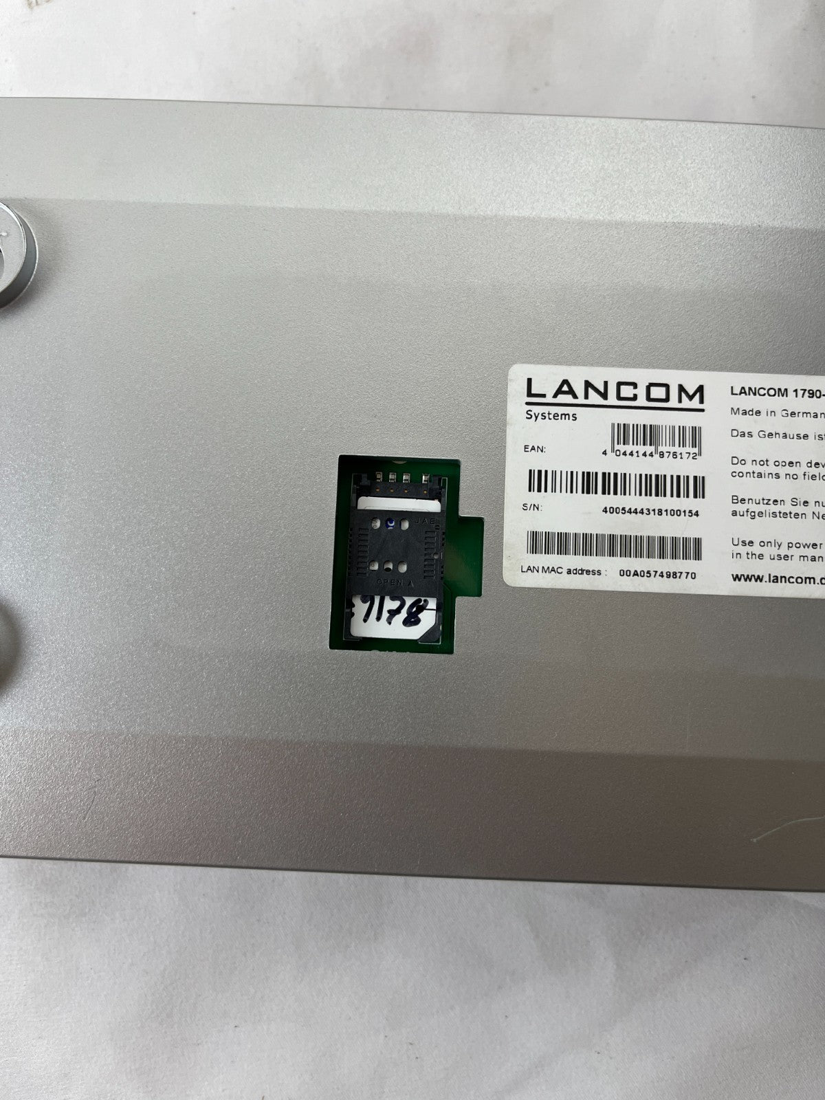 LANCOM 1790-4G LTE VPN Router Industrial Gigabit Ethernet WAN Used Spare Unit