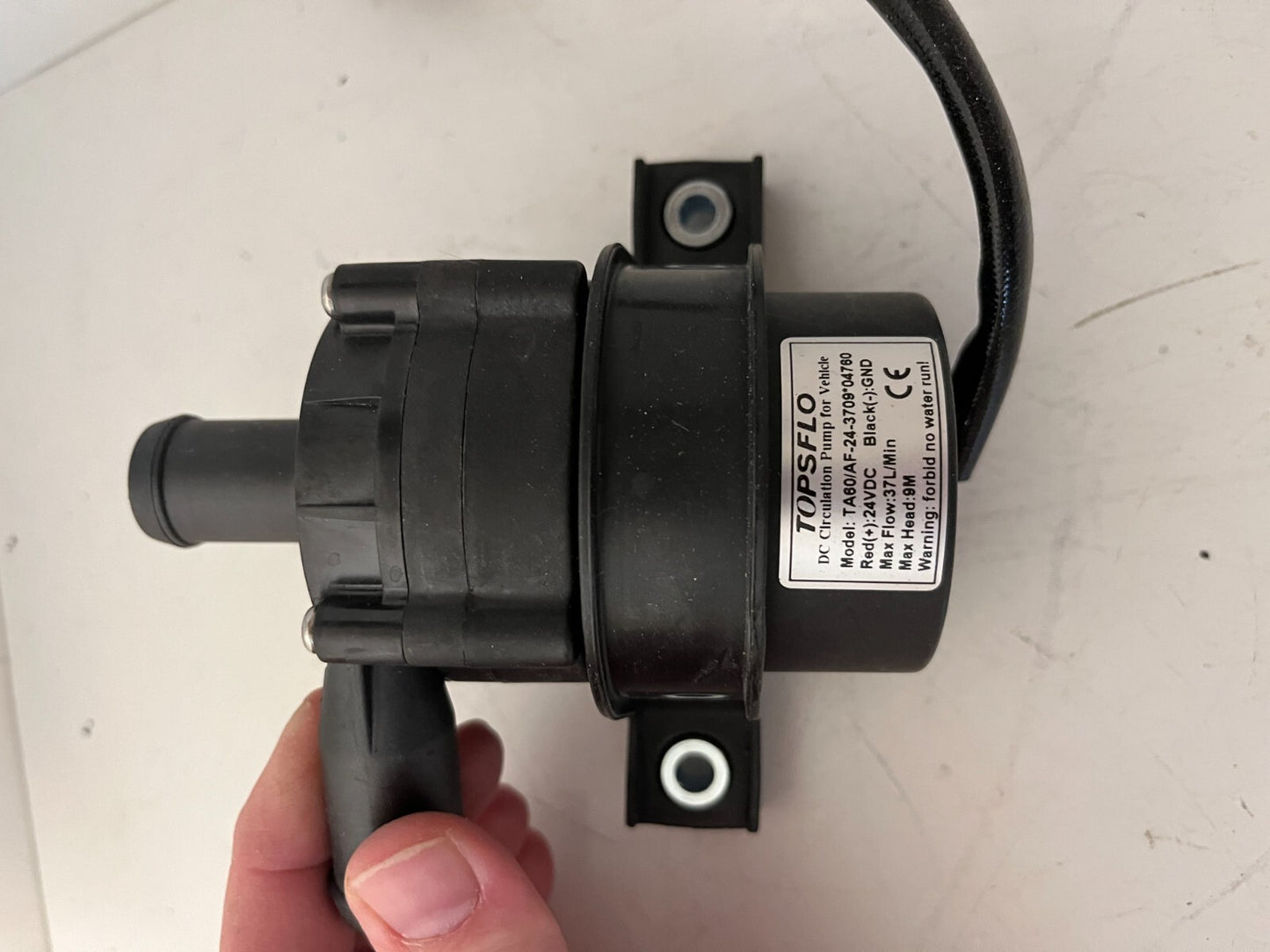 TOPSFLO TA80A-PA-24-3707-04760 24V DC Circulation Pump 37L/Min Vehicle New